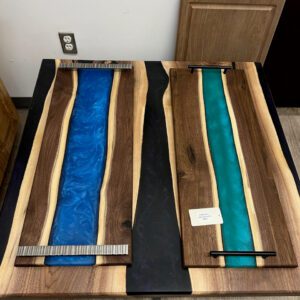 Wood and Epoxy Charcuterie Boards